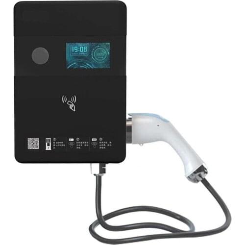 Factory Straight Hair High Quality Plastic Version of 32A 7kw AC Car Charging Home Ev Charger Station