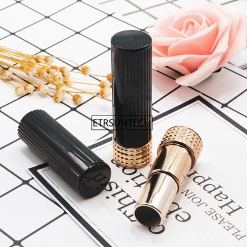 100pcs 12.1mm Empty Lip Balm Lipstick Tubes Container Fashion Cool Lip Tubes Lipstick Tube DIY sample Pack Bottle F3721