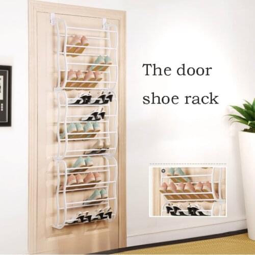 12 Layers Creative Metal Tube with PP Material Door Shoe Rack Steel Removable Twelve Layers Shoe Rack