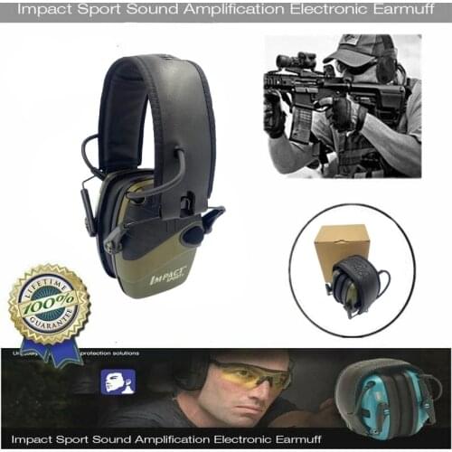 2020 Tactical Electronic Shooting Earmuff Anti-noise Headphone Sound Amplification Hearing Protection Headset Foldable Hot Sale