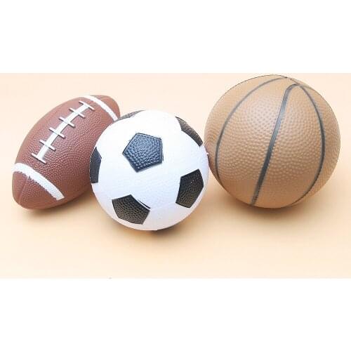 3pcs/set Toy Balls (1 Basketball +1 Football +1 Rugby ball) Safety Rubber Toys Sport Game Kids Outdoor Games Infaltable Ball Toy