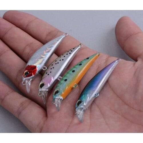 Bammax fishing lure 3.4g 5cm Minnow sinking Wobblers Crankbait Hard bait 3D Eyes fly fishing Artificial Lures accessories pesca
