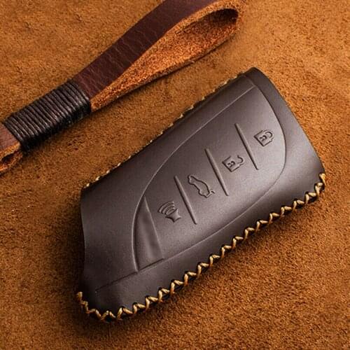 Genuine Leather Car Smart Key Fob Cover Case Fob For Lexus IS ES GS NX GX RX LX RC 200 250 300 300h 350 UX250h LS350 Car Styling