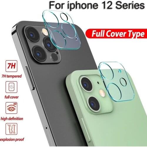 For IPhone 12 Mini Pro Max Camera Lens Tempered Glass Screen Protector Full Cover Camera Lens Protective Film for Iphone 12 Mini