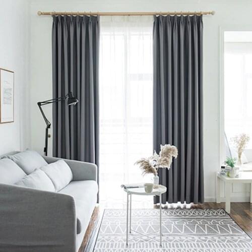 ENHAO Silk Curtains For Windows