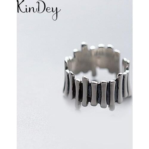 Personality Exaggerated Gothic Big Chains Round Rings For Women Charm Engagement Jewelry Girls Open Finger Knuckle Rings