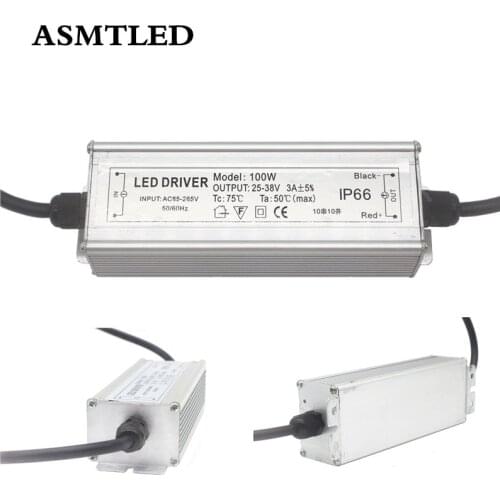 10W 20W 30W 50W 100W LED Constant Driver 300mA IP66 Power Supply Light Transformers For LED Downlight Lighting Input AC85-265V
