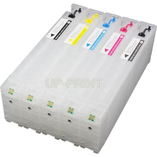 UP 700ml refill ink Cartridge compatible For Epson T5200 T3000 3070 T5000 5070 T7000 7070 T3000 T7270 with one time chip