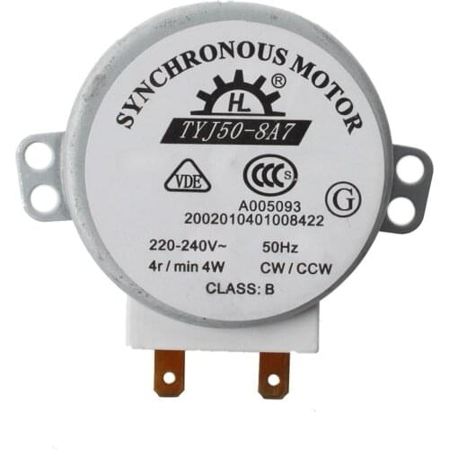 Mini synchronous motor for miniwave oven AC 220-240V 4W 4RPM Promotion
