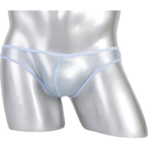 Men Sheer Thong Mesh Fishnet Sex G-string Jockstrap Lingerie Transparent Gay Micro Panties Sexy T-back Underwear Tanga Masculino