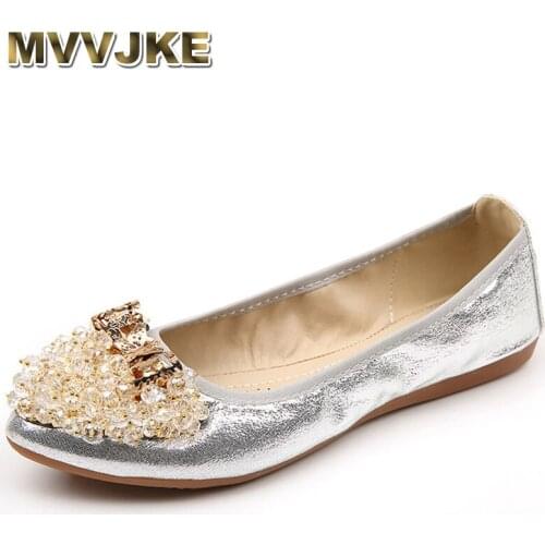 MVVJKE Women's Ballet Flats With Heels