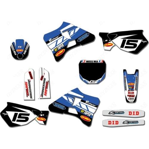Motocross Free Custom Number Stickers Graphics Decals kits For Yamaha YZ125 YZ250 YZ 125 YZ 250 1996 1997 1998 1999 2000 2001