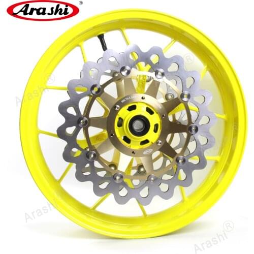 Arashi Front Wheel Rim Brake Disc Floating Rotor Disk For Honda CBR1000RR 2006 - 2017 CBR 1000 RR 1000RR 2007 2008 2009 2010