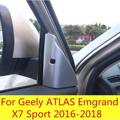 Front triangle A column Decorative sequins Decorative patch Interior car Accessories For Geely ATLAS Emgrand X7 Sport 2016-2018