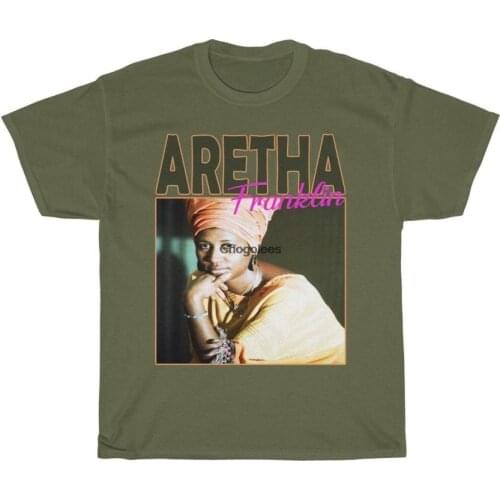 Aretha Franklin Shirt Aretha Franklin T shirt Vintage Retro CasualShirt Best Seller
