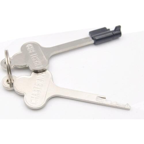 Sex Shop Plastic Replacement Stealth Lock Male Chastity Cock Cage Accessories Penis Ring Keys for CB6000s Resin Chastity Lock