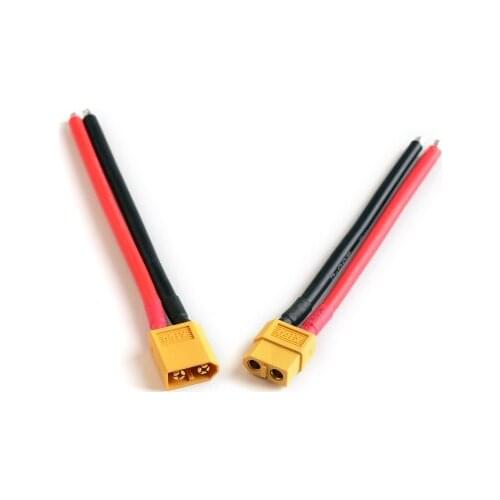 XT60 Male and Female plugs with 14# wire 10cm length