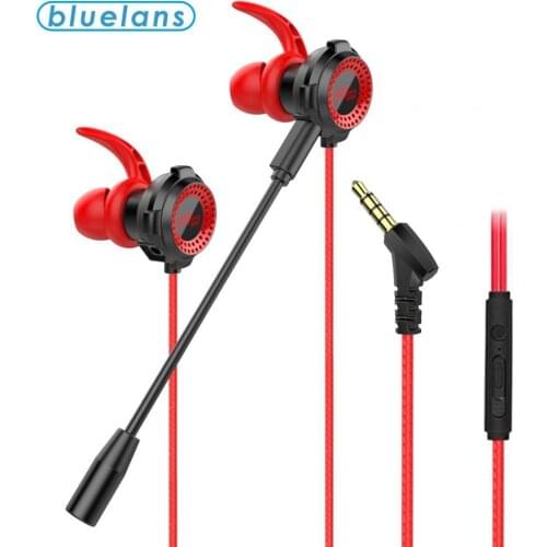 Gaming G11-A Universal Wired In-Ear Gaming Earphones with Microphone for Phones PC Dynamic Noise Reduction For PUBG CSGO CODM