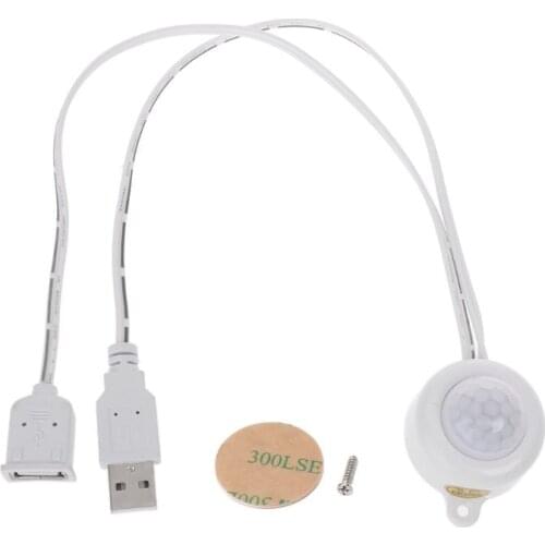 USB LED Light Strip Switch DC5-24V Human Body Infrared PIR Motion Sensor Switch