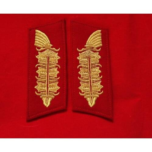 WWII WW2 GERMAN HEER FIELD MARSHAL TUNIC COLLAR TABS