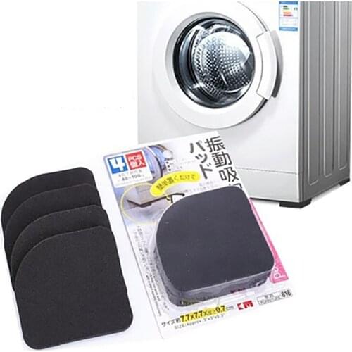 4 Pcs Washing Machine Anti Vibration Pads Furniture Floor Protector Wash Pads Support Shock Saver Wasmachine Dempers