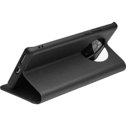 QIALINO Genuine Leather Flip Case with Stand Function for Huawei Mate 40 Pro+ Business Style Card Slots Phone Cover for Mate 40