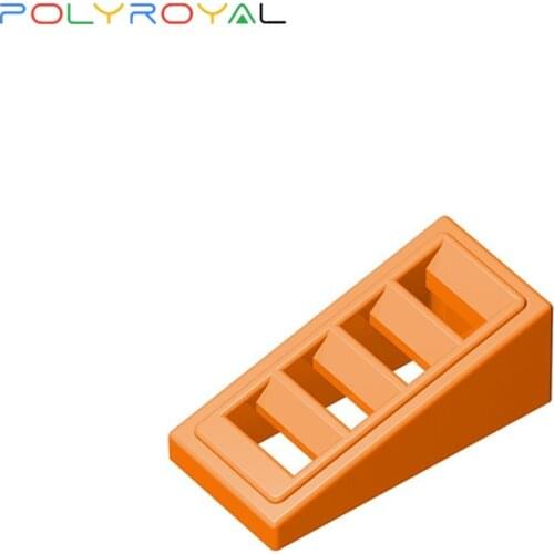 Building Blocks Technical Parts 2x1x2 inclined brick with 4 grille Educational Compatible With brands toys for children 61409