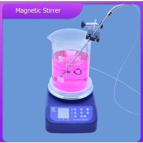Digital display Lab Magnetic Stirrer with Heating Control Plate Hotplate Mixer Temperature control :0~300 degree time function