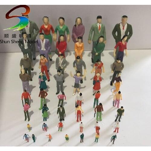 Scale 1/25Railroad People Figure Painted Train Model Figure Model Figure O Scale for Tran Lay