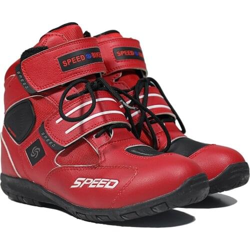 Riding Motorcycle Boots Woman Casual Shoes Microfiber Leather Moto Motocross Riding Boots Summer Breathable Motorbike Shoes Men