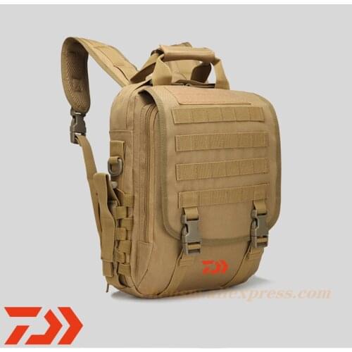 2020 Daiwa Mens New Fashion Camouflage Waterproof Fishing Backpack Computer Outdoor Travel Bag Multifunctional Backpack