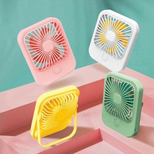 New Mini Desktop Fan Three Stage Desktop USB Charging Student Office Quiet Portable Electric Fan