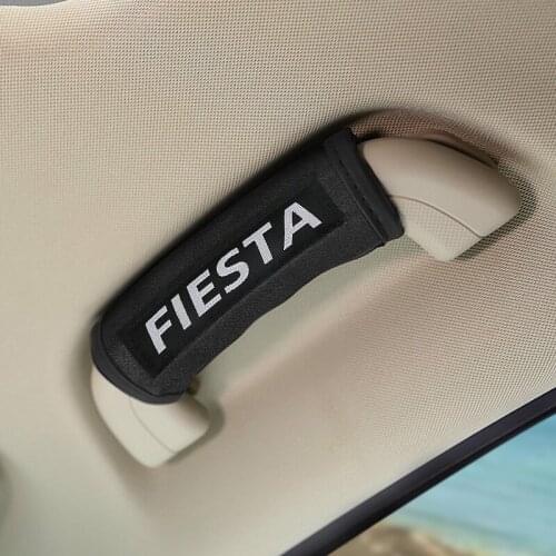 Car interior Car roof handle plush protective cover for Ford Fiesta mk5 mk6 mk7 Accessories Car Styling