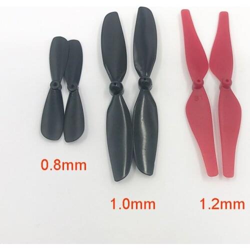 2pcs CW CCW Drone UAV Propeller Fit 0.8mm/ 1mm/ 1.2mm Shaft for 612 615 716 720 816 8520 1020 Coreless DC Motor Aicraft Drone