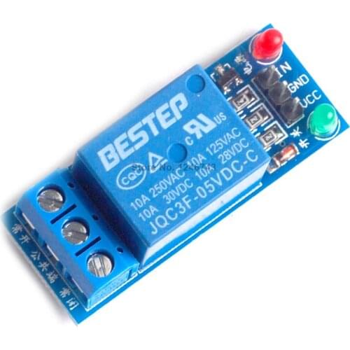 1PCS 5V Relay Module 1 Channel High level for SCM Household Appliance Control For Arduino