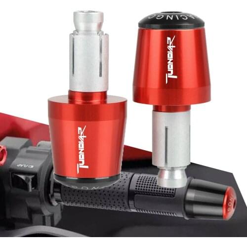 Motorcycle Handlebar End Moto Grip Ends Plus Handle Bar Grips 7/8'' 22MM FOR APRILIA TUONO V4R 2011 2012 2013 2014 2015 2016
