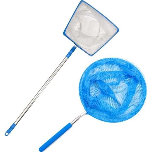 Swimming Pool Cleaning Net Mesh Leaf Catcher with Deep Bag Telescopic Poles Professional Pool Cleaner Accessorie
