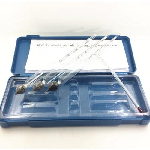 Wine hydrometer Alcohol meter alcoholometer bafometro alcoholmeter hydrometer for alcohol alcotester tester Wine measuring tool