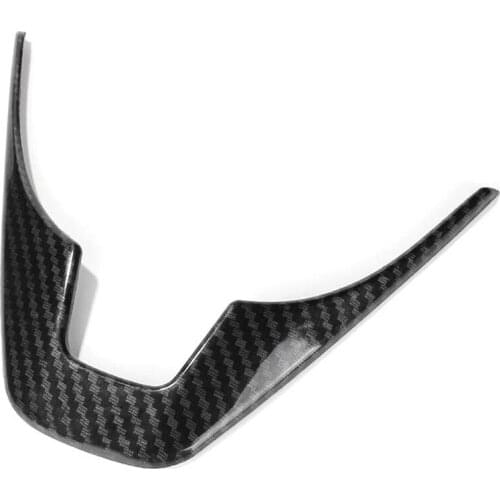 For 10Th Gen Civic ABS Carbon Fiber Style Steering Wheel Cover Sticker Trim for Honda Civic Trims 2016-2020