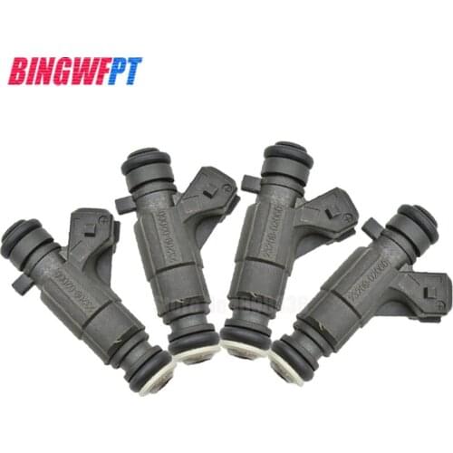 Fuel Injector (4) FOR TOYOTA VIOS AXP41 8AFE 1.3L AXP42 5AFE 1.5L L4 23209-02060 0280155870 23250-02060 2002-2006