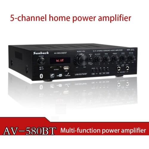 300W 220V Bluetooth Power Amplifier New Amplifier Stage Audio Power Amplifier Home High-power Card Power Amplifier