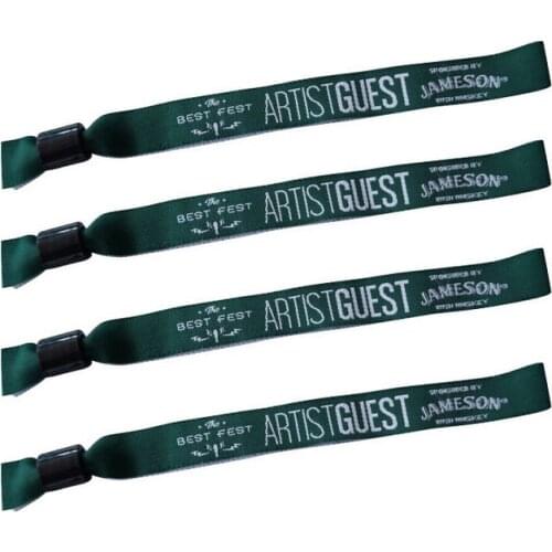 YERLLSOM 100PCS 15*350mm heat transfer print fabric cloth wristbands with print pattern or logo for events FW19061605