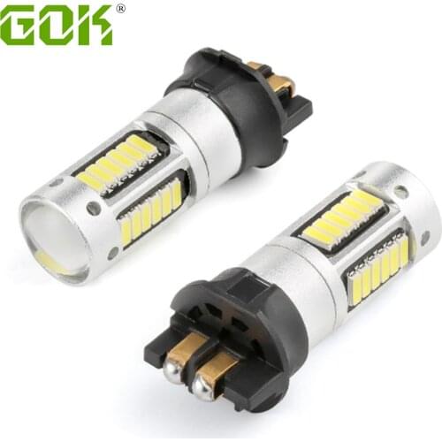 2-50PCS Error Free PW24W PWY24W Led Xenon White Amber yellow 30SMD Turn signal Lights LED For BMW F30 3 Series Day Light DRL