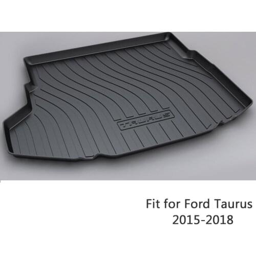 For Ford Taurus 2015 2016 2017 2018 Styling Boot Liner Tray Waterproof Anti-slip Accessories 1Set Car Cargo Rear Trunk Mat