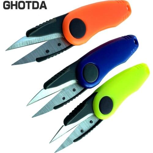 1pc Portable Shrimp-Shaped Multi-purpose Fishing Line Collapsible Stainless Steel