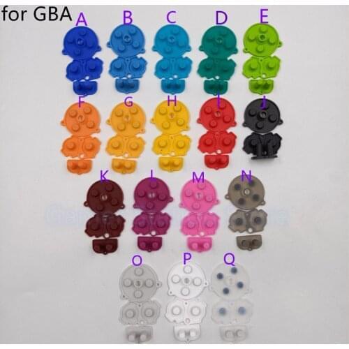 102sets High quality Rubber Pads Conductive silicone rubber pad for Gameboy GBA conducting resin accessories