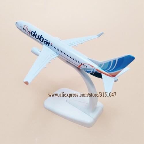 16cm Air Air Fly Dubai Boeing B737 Airways Airlines Metal Alloy Airplane Model Plane Diecast Aircraft