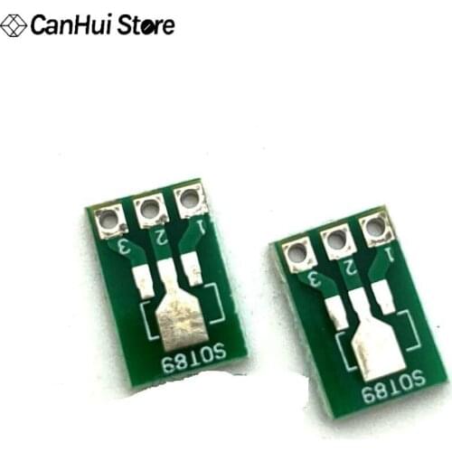 20pcs SOT89 To DIP SOT223 To DIP IC Adapter PCB Board Converter Plate Double Sides 1.5mm 2.3mm to 2.54mm Pin Pitch Pinboard