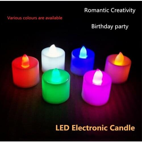 24pcs/set Led Candle Light Flameless Electronic Tea lights Candles Home Holiday Hotel Wedding Church Decor