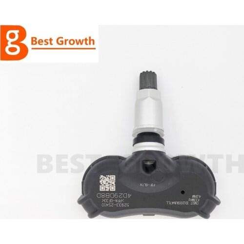 52933-2S410 4PCS Tire Pressure Sensor 433MHZ For KIA SPORTAGE 2014-2015 Hyundai ix35 2010 - 2015 Elantra Equus Free Shipping